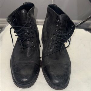 Cole Haan Black Leather Men's Boots